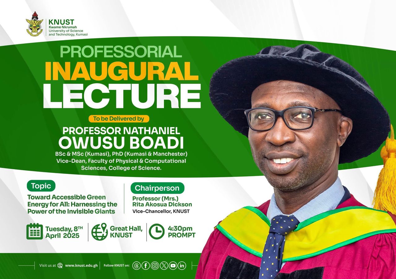 Professorial Inaugural Lecture Of Professor Nathaniel Owusu Boadi